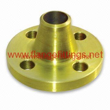 yellow-golden-painting-weld-neck-flanges